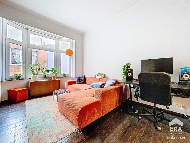 Appartement met 1 slaapkamer en balkon te huur in Brussel