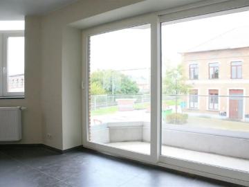 Appartement met 2 slpk en zonnig terras aan station Zichem