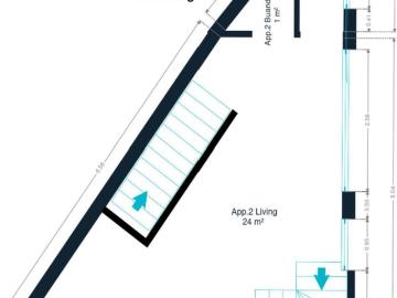 Appartement met één slaapkamer in Tamines
