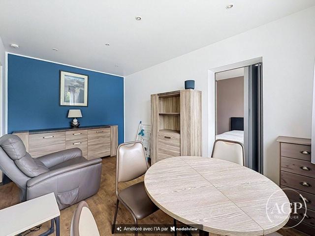Appartement meubé 2 pièces 32 m2 Place de stationnement inclu