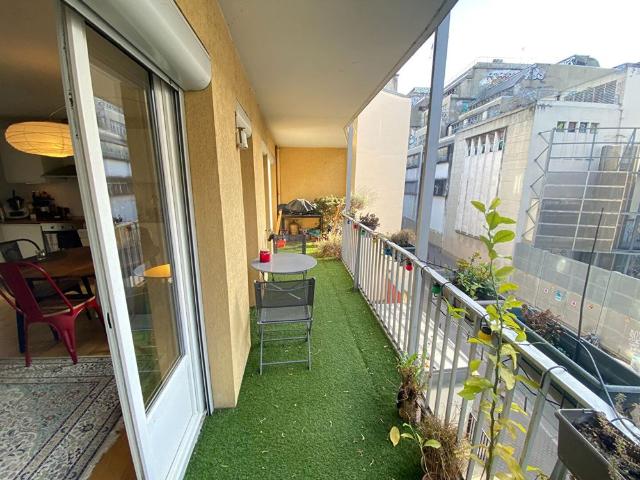 Appartement meublé 3 pièces avec balcons Avron