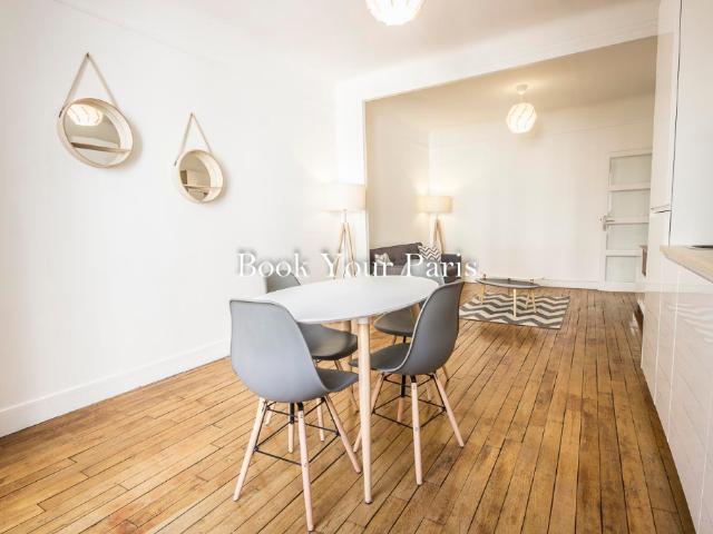appartement meublé 1 chambre, 45m² paris 17ème
