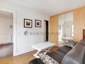 appartement meublé, 1 chambre, 40 m², paris 8ème, 1600€/m