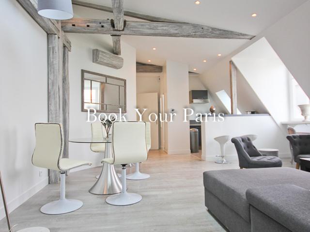 appartement meublé 1 chambre, 60m² paris 8ème 2300€ cc