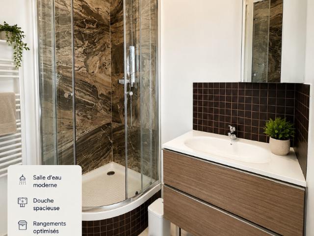 Appartement meublé 1 pièce 10 m²