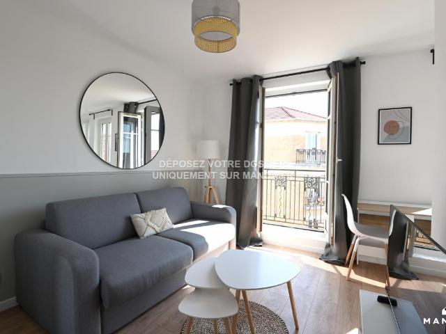 Appartement meublé 1 pièce 17 m²