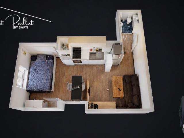 Appartement meublé 1 pièce 22 m²