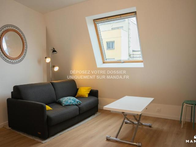 Appartement meublé 1 pièce 24 m²
