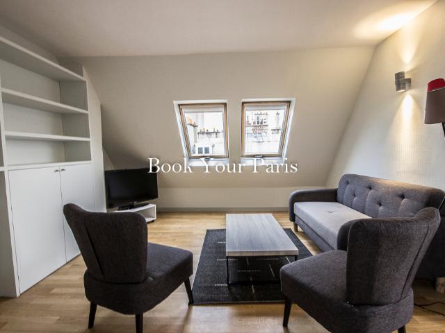 appartement meublé 2 chambres, 82m² paris 3ème