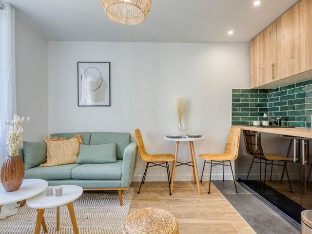 Appartement meublé 2 pièces 19 m²