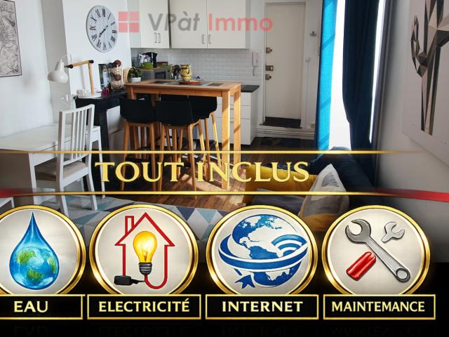 Appartement meublé 2 pièces 25 m²
