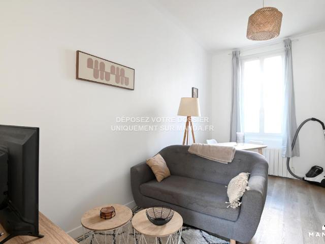 Appartement meublé 2 pièces 29 m²