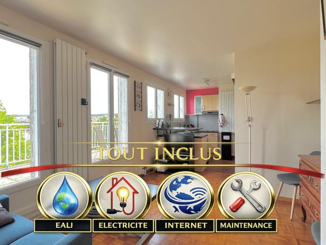 Appartement meublé 2 pièces 32 m²