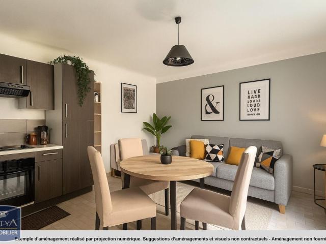 Appartement meublé 2 pièces 37 m²