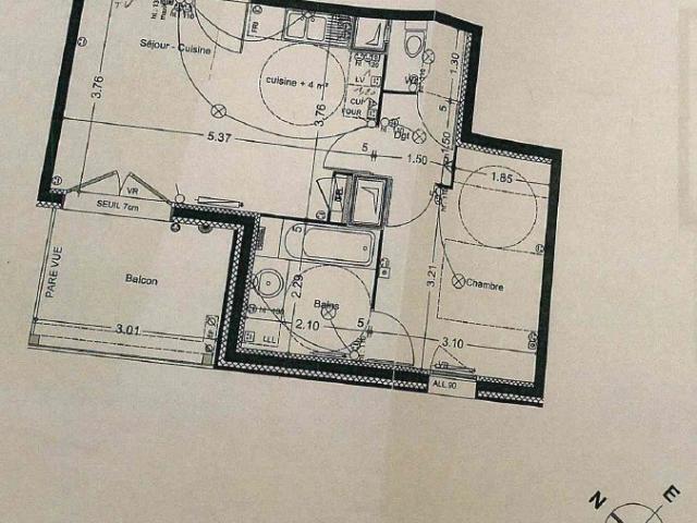 Appartement meublé 2 pièces 40 m²