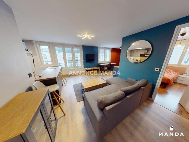 Appartement meublé 2 pièces 44 m²