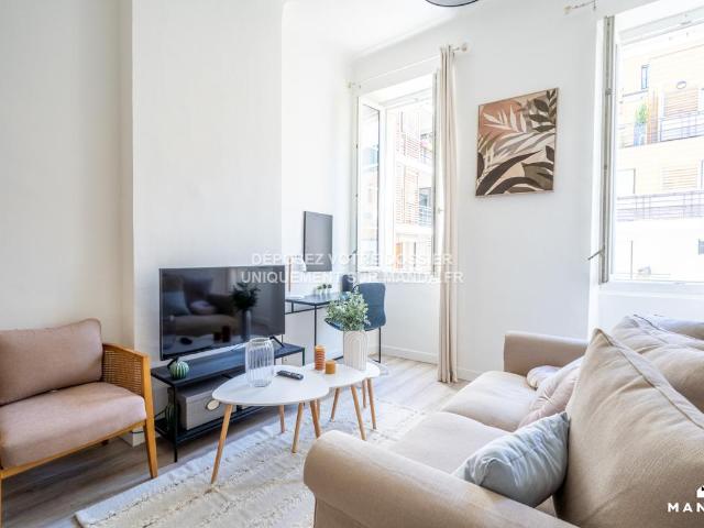 Appartement meublé 2 pièces 44 m²
