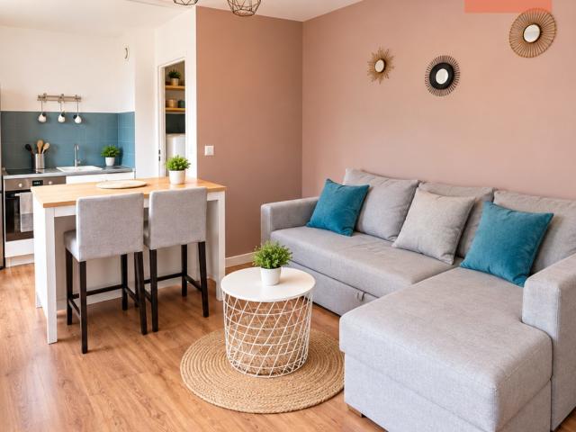 Appartement meublé 2 pièces 45 m²