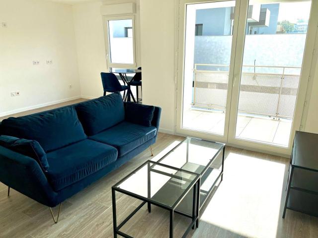 Appartement meublé 45 m² avec balcon et parking – Magnanville