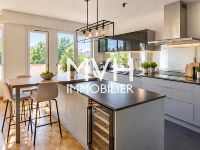 Appartement meublé 6ème étage au calme avec piscine