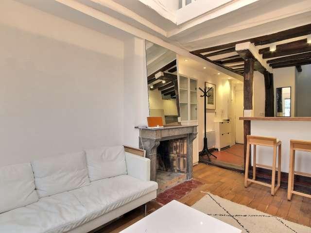 Appartement meublé à louer, 1 chambre 34 m² Place des Vosges Paris