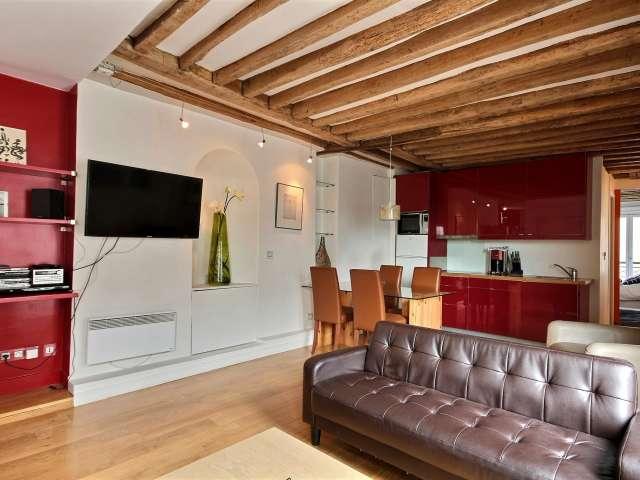 Appartement meublé à louer 1 chambre 45 m² Centre Georges Pompidou Paris