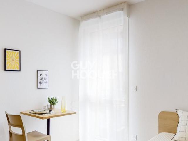 Appartement meublé à louer de 1 pièce de 22m²