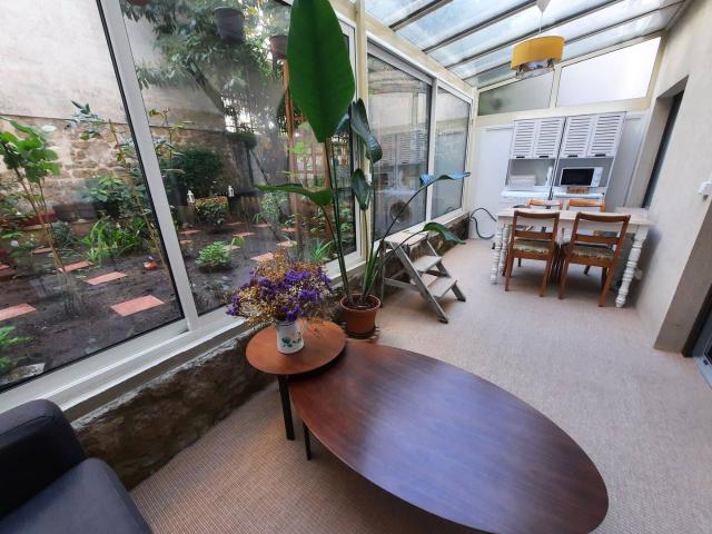 Appartement meublé avec véranda et jardin privatif