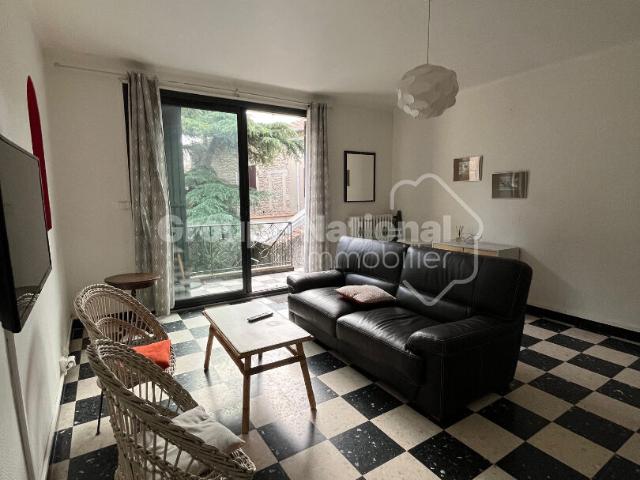 Appartement meublé avec extérieur et place de parking
