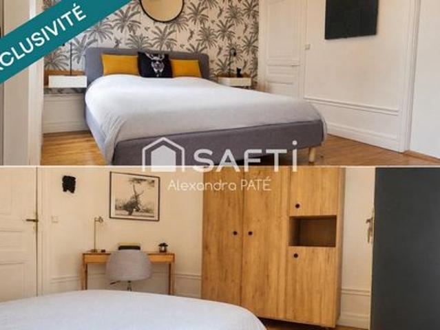 Appartement meublé + grenier + cave, à saisir !