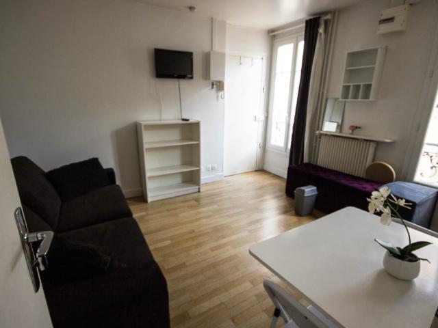 appartement meublé studio 17m² paris 17ème