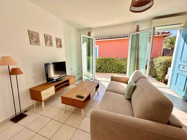 Appartement meublé studio 30 m², terrasse, jardin, parking