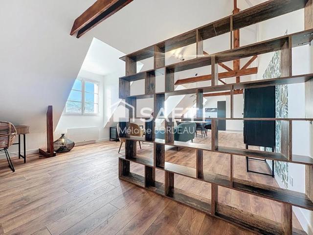 Appartement meublé refait à neuf, 3 chambres, centre bourg