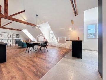 appartement meublé refait à neuf, 3 chambres, centre bourg