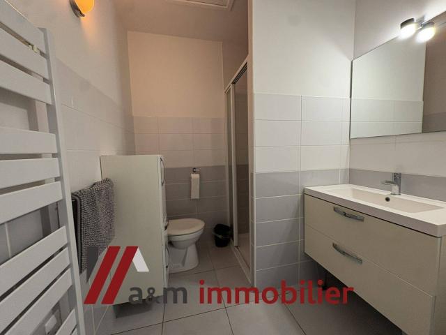 Appartement meublé T2 en duplex avec jardinet et stationnement