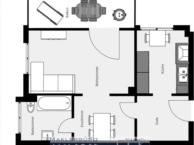 Appartement mit Balkon und Weitblick!