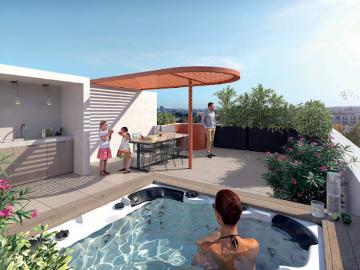 Appartement Montpellier 3 pièces Montpellier quartier EAI proche tram et centre ville