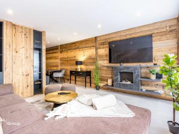 Appartement moderne avec ambiance alpine