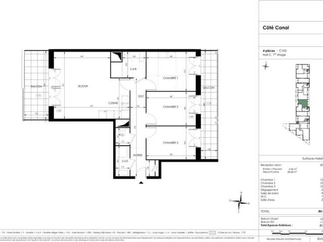 Appartement moderne à Reims avec vue imprenable
