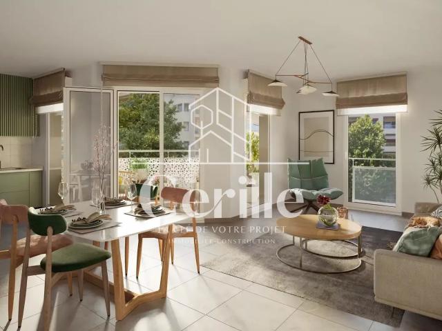 Appartement moderne T3 avec domotique à Toulon 57m² Toulon