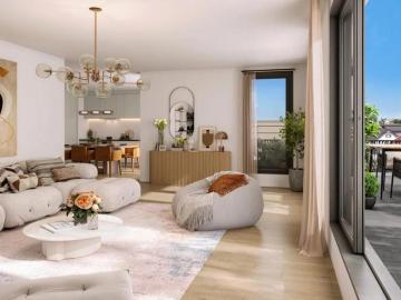 Appartement moderne 4 pièces à Beauchamp, 80 m²