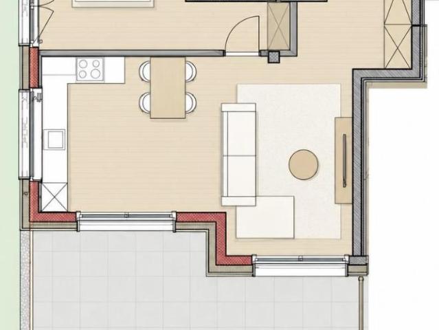 Appartement neuf meublé avec terrasse & jardin privatif