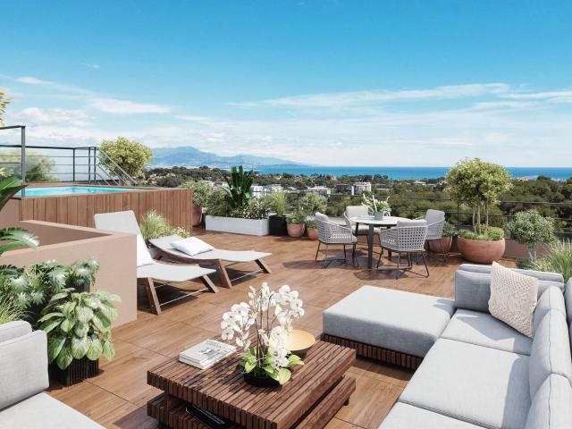 Appartement Neuf Antibes Dernier Étage Calme Piscine 63m² Antibes