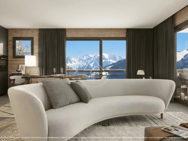 Appartement Neuf de 2 chambres au dernier étage – Montriond. 72m² Montriond