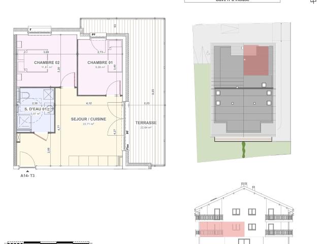Appartement neuf de 3 pièces 49,67 m2