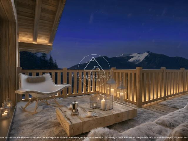Appartement neuf de 4 chambres au dernier étage– Montriond –. 110m² Montriond