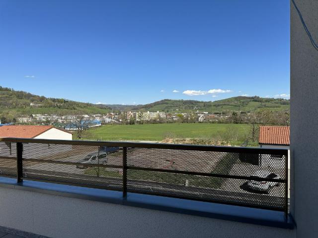 Appartement neuf de 75 m2 avec 2 chambres et terrasse à Baradel