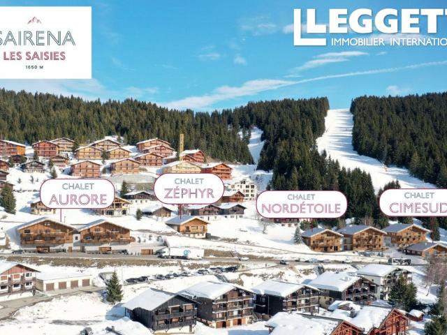 Appartement neuf de 81m2 avec 3 chambres à vendre aux Saisies