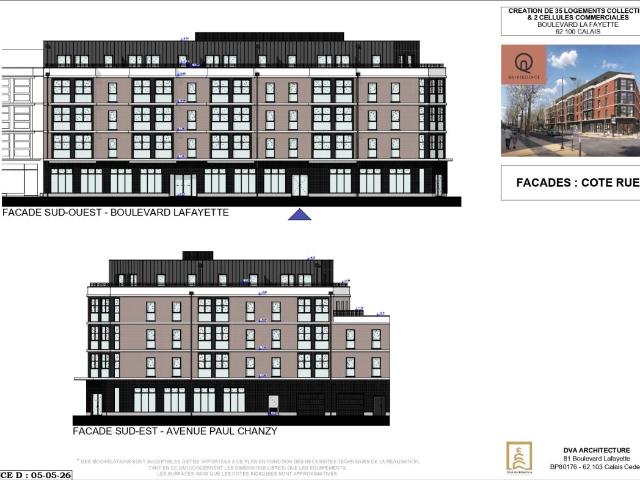 Appartement neuf en centre ville de Calais