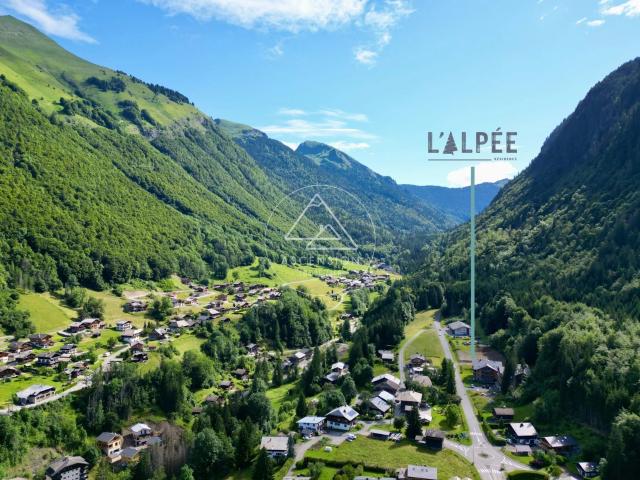 Appartement neuf en duplex de 4 chambres au dernier étage –. 106m² Montriond